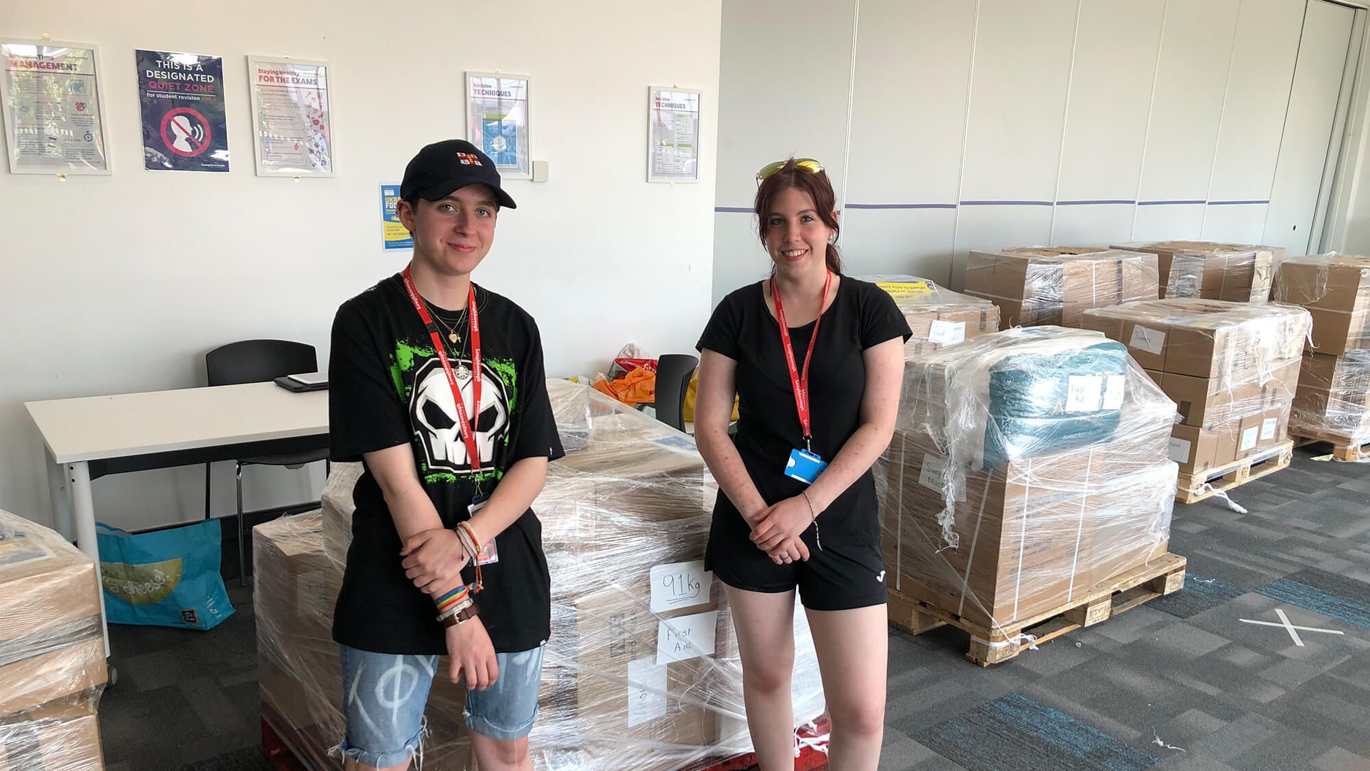 Students and staff rally to help feed war-torn Ukrainian families
